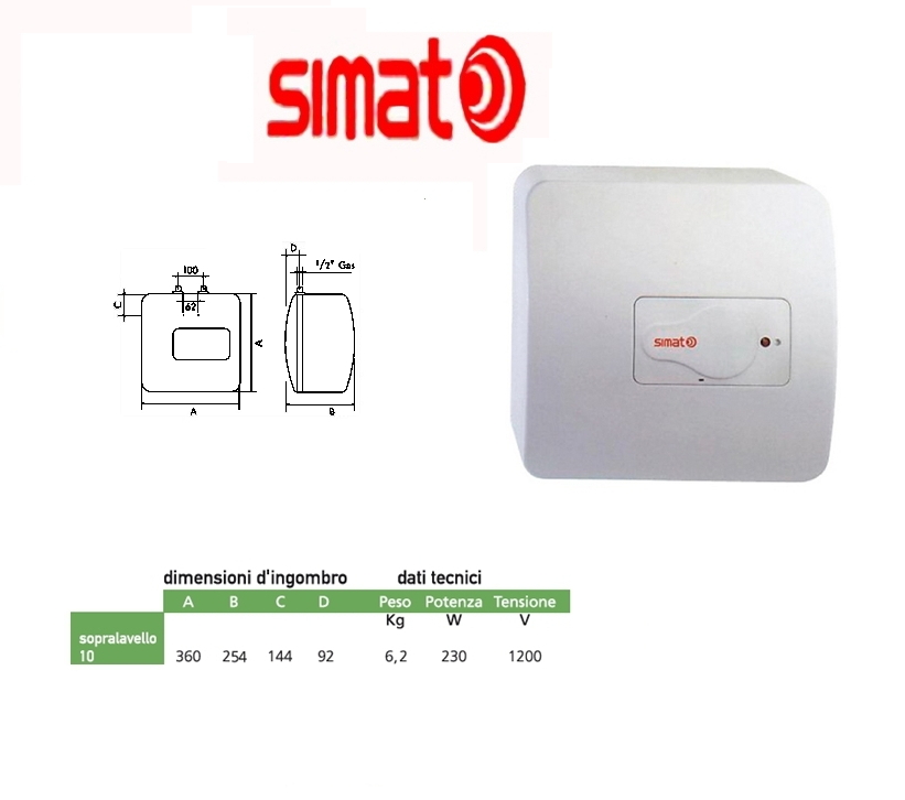 Ariston Thermo S.p.a Simat Инструкция